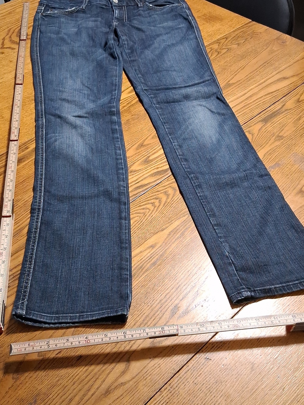 7 FOR ALL MANKIND Womens Jeans  28 BLUE Used Preowned Denim Work Pants